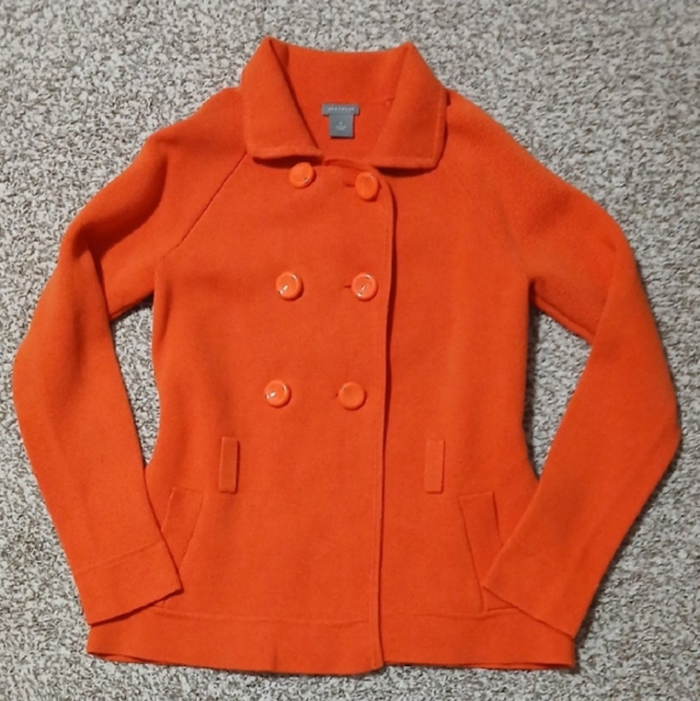 Orange Ann Taylor Double-Breasted Jacket - Picture 13 of 13